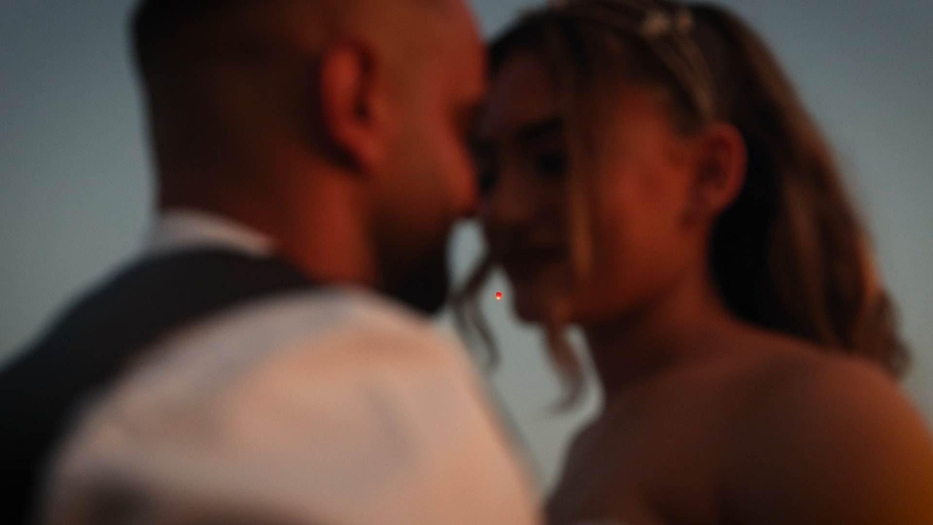 Wedding ceremony intimate vows exchange